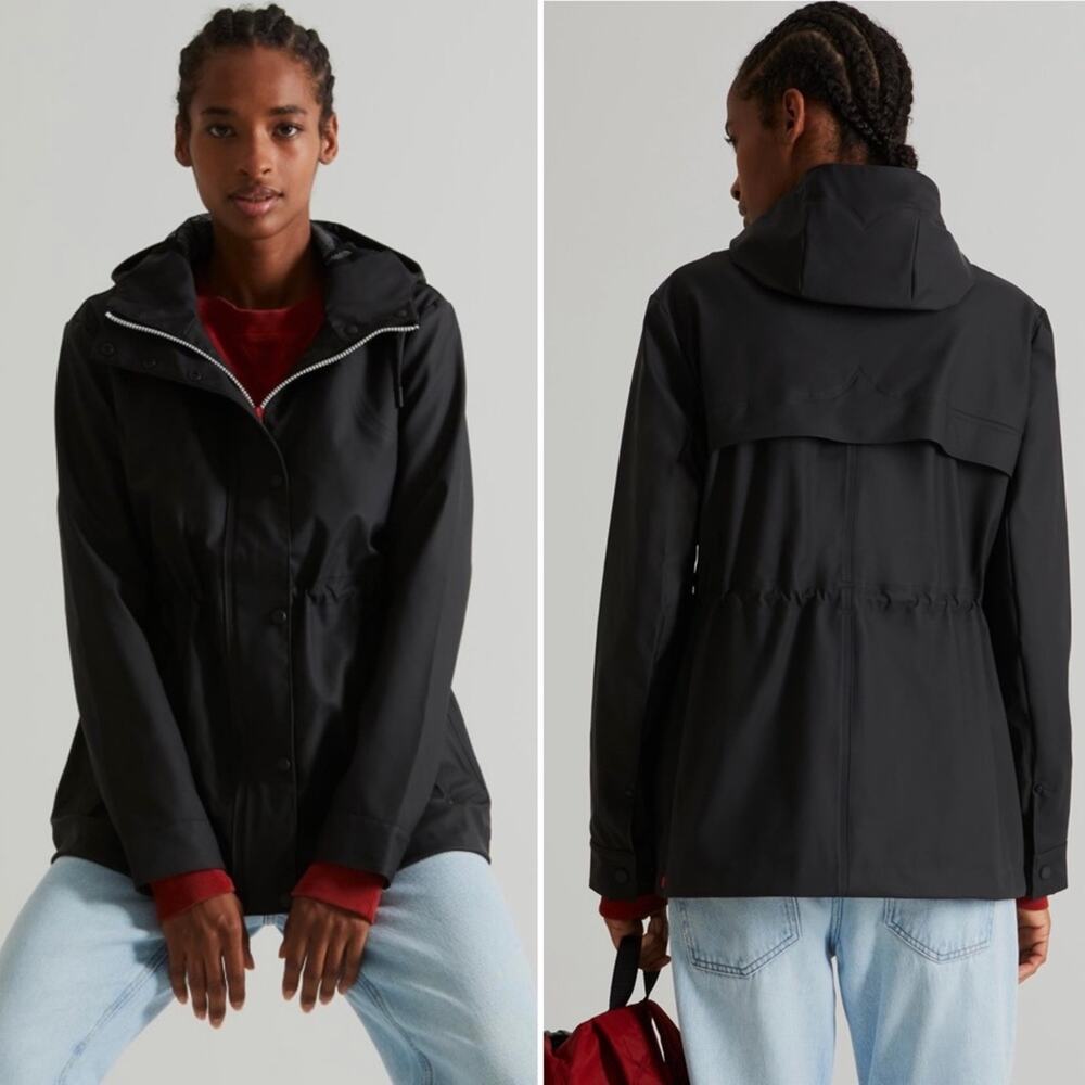 Hunter Woman’s Lightweight Rubberized Jacket-Black